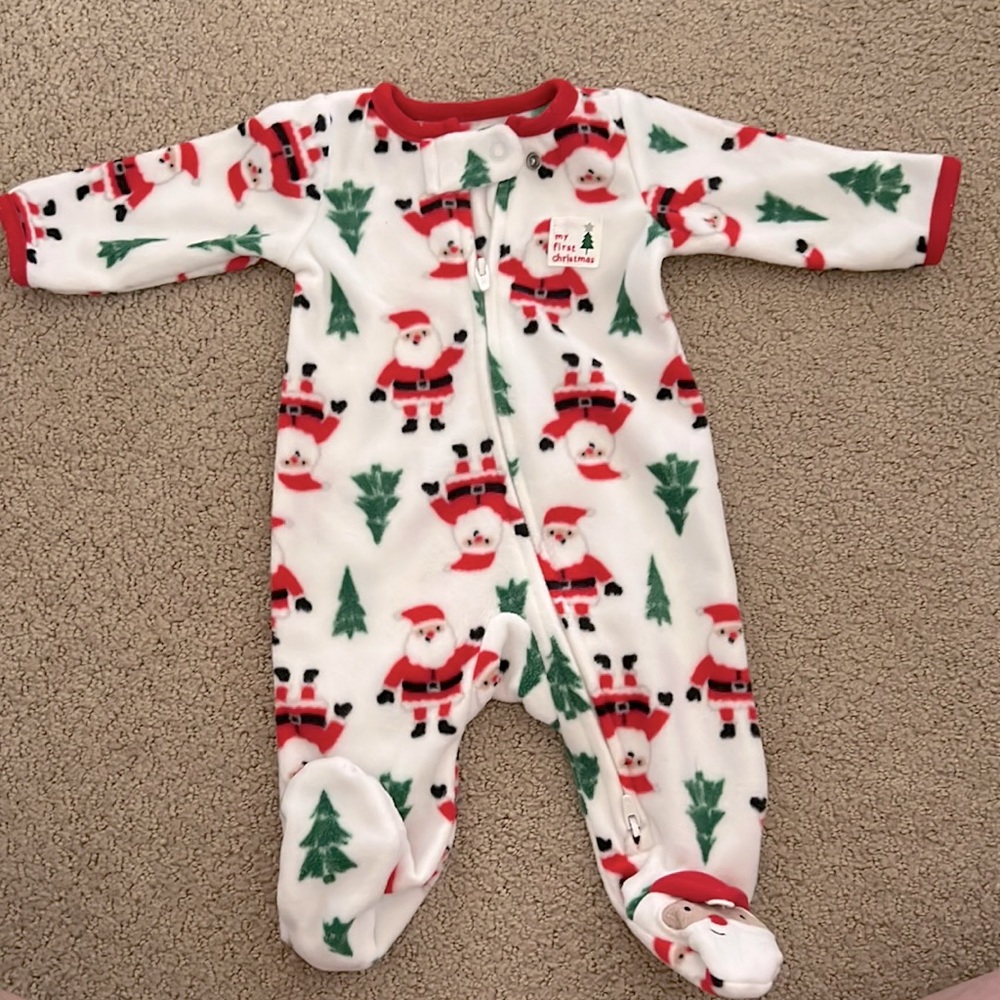 Carter’s Santa Christmas Fleece Pajamas